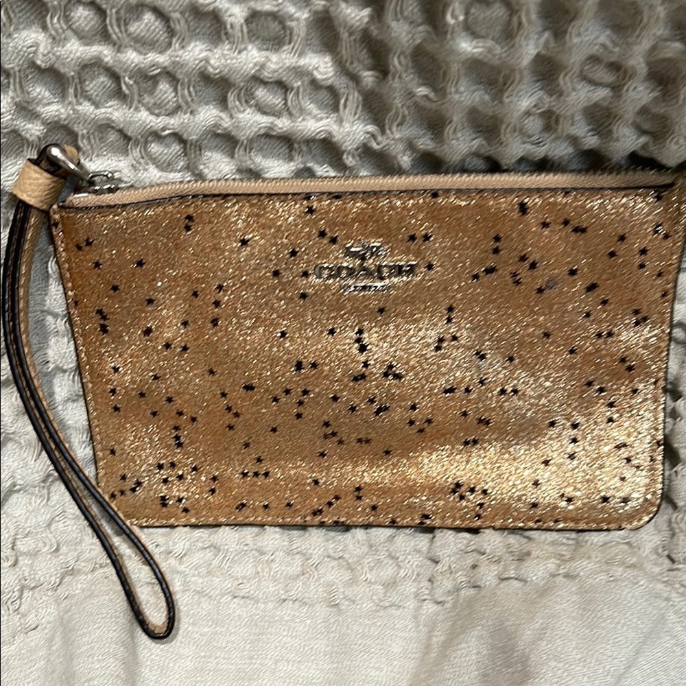 Coach mini wristlet women